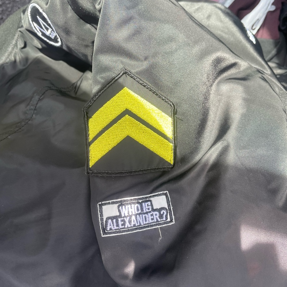 Leather Patchwork Vintage Jacket - image 3